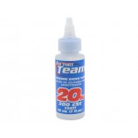 ÓLEO DE SILICONE VISCOSIDADE 200 59ML PARA AMORTECEDOR TEAM ASSOCIATED 20W 5421